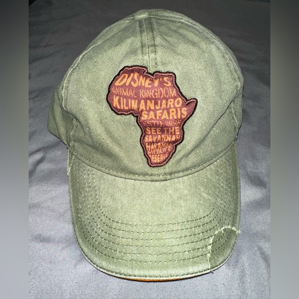 Disney Animal Kingdom Kilimanjaro Safaris Hat Adjustable Olive Green